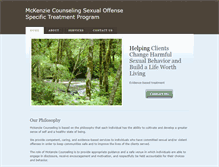 Tablet Screenshot of mckenziecounseling.net
